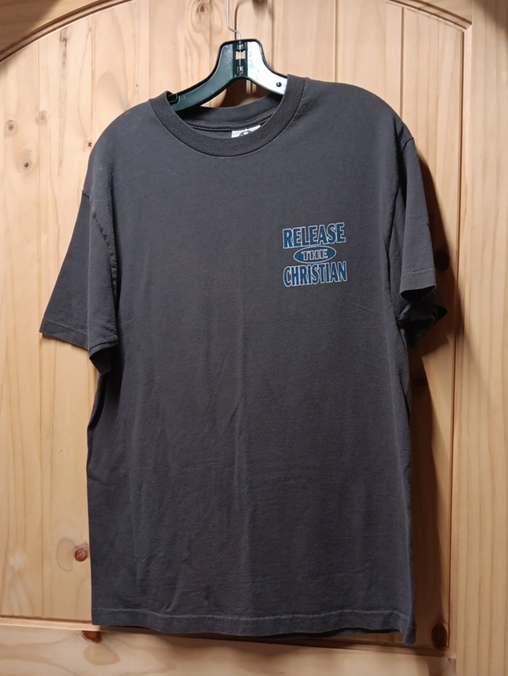 Release the Christian Graphic Tee - Charcoal